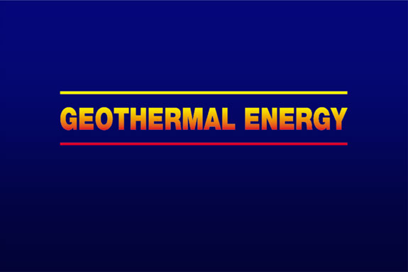 Geothermal Energy